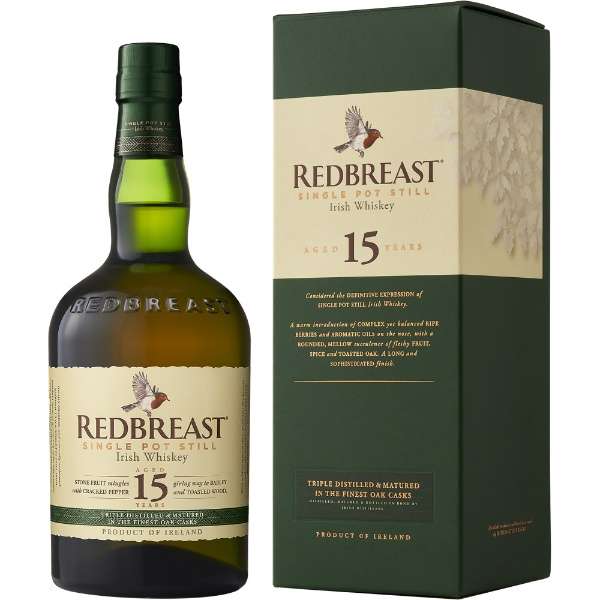 レッドブレスト 15年 46度 700ml [並行輸入品]【REDBREAST アイルランド シングル ポット スチル アイリッシュ ウイスキー】