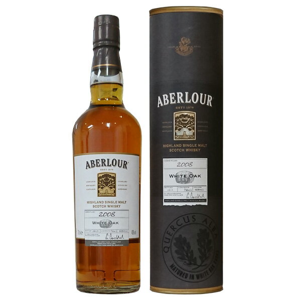 ABERLOUR アベラワー ホワイト オーク 40度 700ml [並行輸入品]【ウイスキー シングルモルト スペイサイド スコッチ】