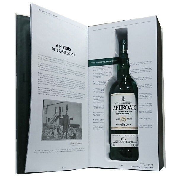 LAPHROAIG ラフロイグ 25年 ベッシー ウィリアムソン ストーリー 43度 700ml [並行輸入品]【シングルモルト スコッチ ウイスキー アイラ】