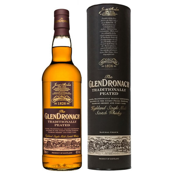 GLENDRONACH グレンドロナック トラディショナリー ピーテッド 48度 700ml [並行輸入品]【スコットランド シングルモルト スコッチ ウイスキー 