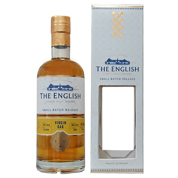 ザ イングリッシュ シングルモルト ヴァージンオーク 46度 700ml [並行輸入品]【THE ENGLISH イングリッシュウイスキー セント・ジョージズ蒸留所】