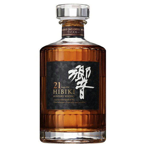 サントリーウイスキー 響 21年【箱付き】 43度 700ml【SUNTORY ブレンデッド ウイスキー 国産 ひびき 】