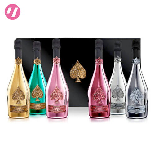 アルマン・ド・ブリニャック ラ・コレクション　6本セット 豪華専用ケース付き Armand de Brignac La Collection 新品　アルマンド