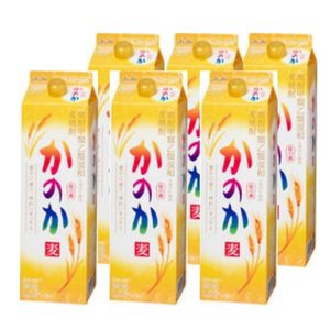 【麦焼酎】かのか 麦 焼酎 25度 1.8L 1800ml パック 1ケース 6本 麦焼酎