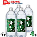 【送料無料】すごむぎ 焼酎 25度 4L ペット 1ケース 4本 4000ml 麦焼酎 合同酒精【佐川急便限定】【東北・北海道・沖縄・離島の一部を除く(東北・離...