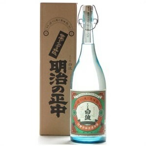 【芋焼酎】さつま白波　明治の正中　25度　1800ml（1.8L）瓶