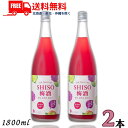 送料無料 しそ梅酒 鍛高譚 TAN TAKA TAN SHISO 梅酒 12度 1.8L 瓶 2本 1800ml 合同酒精【東北・北海道・沖縄・離島の一部を除く...