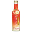 【商品説明】 京都伏見の日本酒と青森県産のりんご果汁がとけあったお酒。 蜜入りりんごのような甘くジューシーな味わいが特徴。 「ほろどけ」シリーズは、日本酒をベースにした果汁入りのリキュール。 「りんご」は、青森県産のりんご果汁を5％使用。 蜜入りりんごのような甘くジューシーな味わいが特徴です。 アルコール分は3％と低めで飲みやすく、日本酒のまろやかな味わいと爽やかな果汁との調和を感じることができます。 アルコール分　3％ 原材料　日本酒（国内製造）、りんご、糖類／酸味料、香料、カラメル色素 ★★★★　送料に関しまして　★★★★ この商品は同一商品30本までで1個口の送料とさせていただきます。1800mlは6本までで1個口の送料、900ml、720mlは12本までで1個口の送料、1800mlと900ml、720mlの同梱は6本までで1個口の送料とさせていただきます。なおビールとの同梱は出来ませんのでご了承下さい。 また、楽天市場のシステムの都合上送料は1回分のみの請求となりますが 当店より改めまして送料のご連絡を差し上げますのでよろしくお願いします。