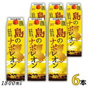黒糖焼酎 島のナポレオン 25度 1.8L パック 1ケース 6本 1800ml 奄美 焼酎 奄美大島 にしかわ酒造