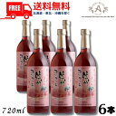 【送料無料】【ワイン】信州ワイン 酸化防止剤 無添加 信州コンコード ロゼ 720ml 瓶 6本 アルプス【東北・北海道・沖縄・離島の一部を除く(東北は400円、北海道・沖縄はプラス1200円いただきます)】
