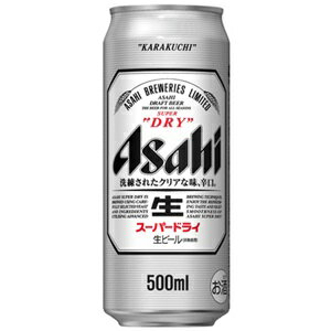 ビール アサヒスーパードライ500ml缶1ケース(24本入り) 東北・北海道・沖縄・離島の一部を除く(東北は400円北海道