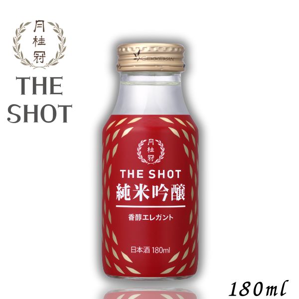 月桂冠 THE SHOT 純米吟醸 香醇エレガント 180ml 瓶 清酒 日本酒