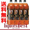 【送料無料】お取り寄せ！ニッカ ブラックニッカ クリア ウイスキー 4000ml（4L×4本）【北海道・沖縄・クール便は対象外】ハイボールにお勧め！_[リカーズベスト]_[全品ヤマト宅急便配送]