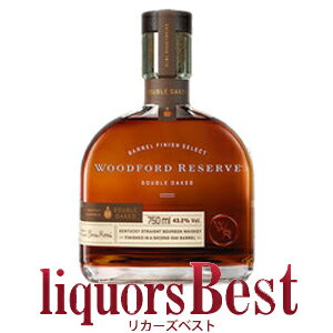 ウッドフォードリザーブ・ダブルオーク 正規品 43.2度 750ml_[リカーズベスト]_[全品ヤマト宅急便配送]のサムネイル