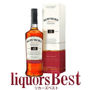 正規品 ボウモア 15年 シェリーカスクフィニッシュ 43度 700ml_[リカーズベスト]_[全品ヤマト宅急便配送]アイラモルト シングルモルト アイラウイスキー Whiskyのサムネイル