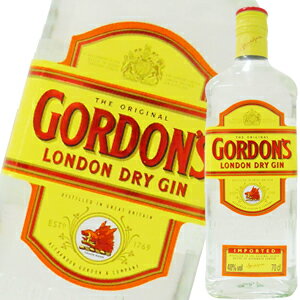 【楽天スーパーSALE対象商品】【offスピリッツジン】ゴードン ジン 40度 700ml 正規品_あす楽平日正午迄_[リカーズベスト]