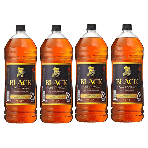 ブラックニッカ リッチブレンド [4000ml×4] 40度 4L アサヒ ビール ジャパニーズ ブレンデッド ウイスキー ニッカ whiskey ペットボトル 日本 NIKKA