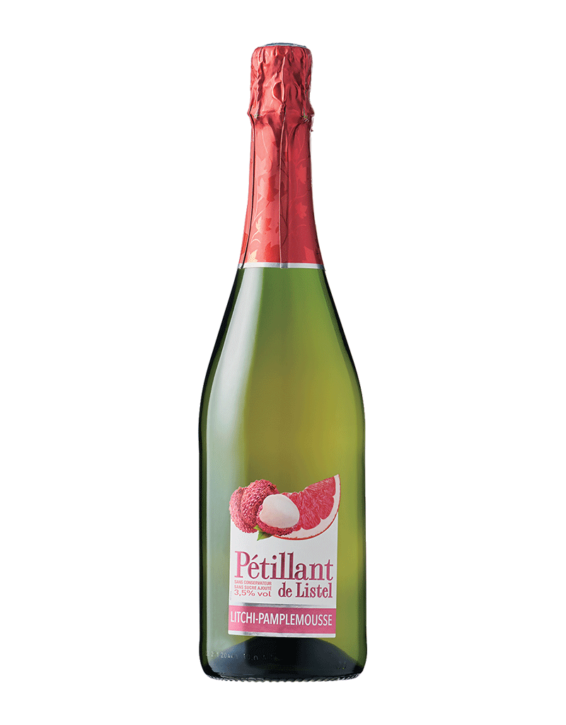 ペティアン ド リステル ライチ ＆ ピンクグレープフルーツ 750ml 4度 白 スパークリング ワイン 発泡 シャンパン やや甘口 ピンク GF