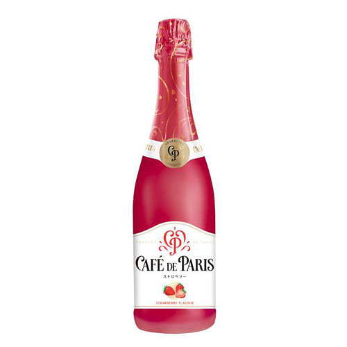 カフェ・ド・パリ ストロベリー CAFE DE PARIS Strawberry ※ラベルやキャップシール等の色、容量、デザインは変更となることがあります。 イチゴの風味豊かな甘さの中に、ほのかな酸味。甘すぎないのでお食事と合わせてもお楽しみいただけます。「カフェ・ド・パリ」のシリーズはアルコール度数が一般的なワインより低めで飲みやすく優しい味わいです。 味わい≫ 　　風味豊かな甘さの中に、ほのかな酸味 [容量] 750ml [アルコール度数] 7.5％ [原産国] フランスカフェ・ド・パリ ストロベリー CAFE DE PARIS Strawberry ※ラベルやキャップシール等の色、容量、デザインは変更となることがあります。 イチゴの風味豊かな甘さの中に、ほのかな酸味。甘すぎないのでお食事と合わせてもお楽しみいただけます。「カフェ・ド・パリ」のシリーズはアルコール度数が一般的なワインより低めで飲みやすく優しい味わいです。 味わい≫ 　　風味豊かな甘さの中に、ほのかな酸味 [容量] 750ml [アルコール度数] 7.5％ [原産国] フランス