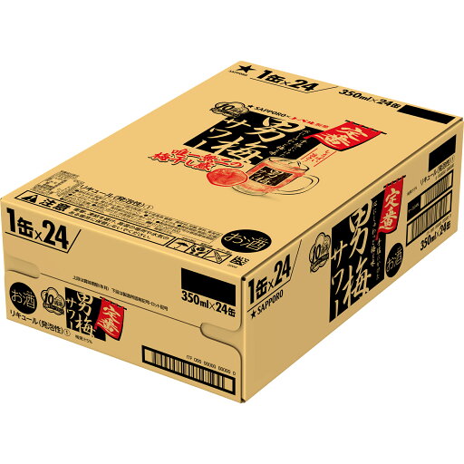 サッポロ 男梅サワー 350ml 正箱 24本 5% 缶チューハイ サッポロ 男梅サワー 350ml 正箱 24本 5% 缶チューハイ