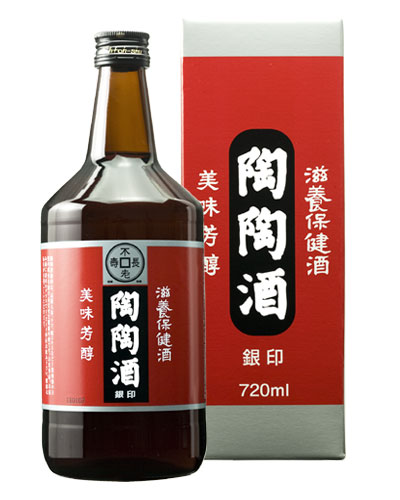 楽天リカーショップおおの　楽天市場店陶陶酒本舗 陶陶酒 銀印 甘口 720ml リキュール 薬味酒 滋養保健酒 健康のお酒 ストレート ソーダ割