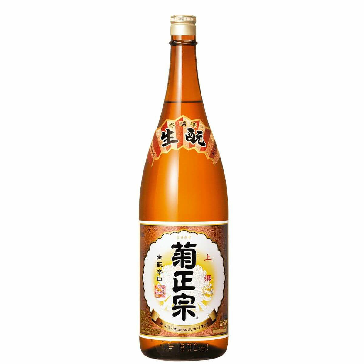 楽天リカーショップおおの　楽天市場店菊正宗 上撰 本醸造酒 1800ml 日本酒 贈答 奉献 奉納 熱燗 ぬる燗 冷酒 縁起物 御祝 めでたい 贈り物 贈答用 季節のご挨拶 ハレの日 感謝 大切な人へ 手持ち のし お中元 お歳暮