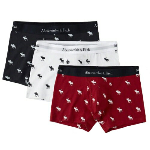 ★送料無料！★Abercrombie & Fitch（アバクロ）メンズボクサーパンツ3枚セット【3packs trunks】【smtb-k】【w1】