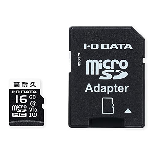 アイ・オー・データ IODATA microSDカード ドラレコ用 16GB microSDHC Class 10対応 高耐久 MSD-DR16