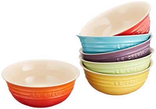 ルクルーゼ ストーンウェア ル・クルーゼ(Le Creuset) ストーンウェア ボウル シリアルボール 460 ml レインボーコレクション 耐熱 耐冷 電子レンジ オー