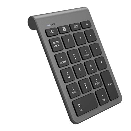 ・ブラック ・・Color:ブラック・【多機能ワイヤレステンキー】テンキー bluetooth 既存のキーボードを拡張し、NumLock、ESC、Tab、Deleteなどをサポートする完全22キーテンキーパッドを追加します。 コンピュータの電卓を直接開くためのショートカットキー付きで、データ入力やExcelスプレッドシートに最適です。 汎用性の高い22キーのBluetoothワイヤレス外付けテンキーを搭載したノートパソコン用テンキーは、他のキーボードよりもユニークです。・【Bluetooth ワイヤレス接続】Bluetooth テクノロジーは、10mの動作距離でケーブルなし＆乱雑な接続を提供し、非常に安定性と信頼性が高く、デバイスドライバーは必要なく、遅延やドロップアウトはなく、高速データ転送を実現します。 [注：USBレシーバーはありません。 Bluetooth機能を持たないデスクトップノートPCの場合、使用する前にサードパーティのBluetoothアダプター（付属していません）を使用する必要があります].・【省電力設計】1*AAA電池(別売)で駆動します。 Blu製品仕様： 重さ：93g キー数：22キー 操作距離：10m 動作電流： 3.5~4.2 mA（ライトオン時） 省エネ電流：3.0 mA 省エネ時間：8分（ライト点灯時） 省エネモードでの再起動方法：任意のキーを押す パッケージの内容です -Bluetoothテンキー（電池は付属していません。） -ユーザーマニュアル 強力なファンクションキーを搭載： このBluetoothテンキーは、NUMLOCK、ESC、Del、End、Tab、Home、ページアップ/ダウン、電卓エクスポートボタンなど、いくつかの便利なショートカットキーと22キーを備えています。 22キーのラップトップ無線外部テンキーは、ほとんどのキーボードよりユニークです。 すべてのあなたのテンキーの必要性のために。 ご注意：このBluetoothワイヤレステンキーの特徴は、英語入力レイアウトで、Numlockに接続されています；USBレシーバーは含まれていません。 LEDは、ステータスを表示します： -Bluetooth接続：キーボードの下部にある電源をオンにし、赤い光が3秒間点灯し、3秒間TBA Bluetooth接続ボタンを押すと、緑色の光が点滅し、すぐにマッチモードを入力します。 -低電圧状態：動作電圧が0.9V以下の場合、赤色ランプが点滅します。 -価値観ロック：緑色 電池を長持ちさせるために、キーボードを長時間使用しないときは、電源を切ってください。 接続方法は？ 1) 単4電池を1本挿入し、ON/OFFボタンを押してキーボードの電源を入れます。 2) LEDが点滅するまで、「Bluetooth」ボタンを3秒間押します。 3) パソコンや携帯電話でBluetooth Setup Assistantを実行し、リストから「Bluetooth Keyboard」を選択します。 4) Bluetooth Setup Assistantのページで「Bluetooth Keypad」が正常に接続されたことが確認できたら、このキーパッドを使ってExcelシートに数字を入力し、本当に接続が成功したかどうかを確認することができます。 Bluetooth接続方法 1. 単4形乾電池を入れ、製品背面の電源をONにします。赤いランプが3秒間点灯します。 2. Bluetooth（TAB）ボタンを3秒間長押しすると、緑色のLEDが点滅し、Bluetoot接続モードになります。 3. 接続したい機器の設定でBluetooth機能をONにします。本製品を検索してください。 4. 検出された「Bluetooth 3.0 キーボード」をクリックします。ペアリングが完了します。 ご注意1： 1. ↑ ← ↓ → Home End Ins Del PgUp PgDnボタンはWindows XP/Vista/7/8/10 で使用できますが、Mac OS iOSでは使用できません。 2. 「Num Lock」ボタンは、Windows XP/Vista/7/8/10で使用可能ですが、Mac OSおよびiOSでは使用できません。 3. スリープモードから復帰する際、数秒の遅延があります。 4. 本製品にUSBレシーバーは付属していません。 適応システム - Windows 98SE /ME /2000 /XP /Vista /7/8 /10/11 ‐Linux 2.4以降 - Mac OS X 10.6以上