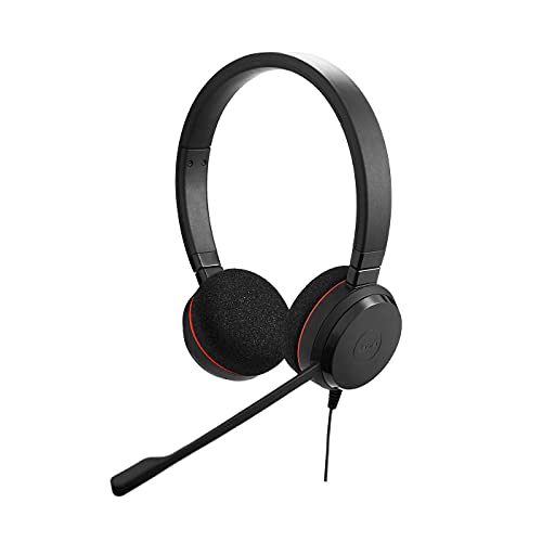 Jabra Evolve 20 MS Stereo マイクロソフト認定ヘッドセット 【国内正規品 認 ...