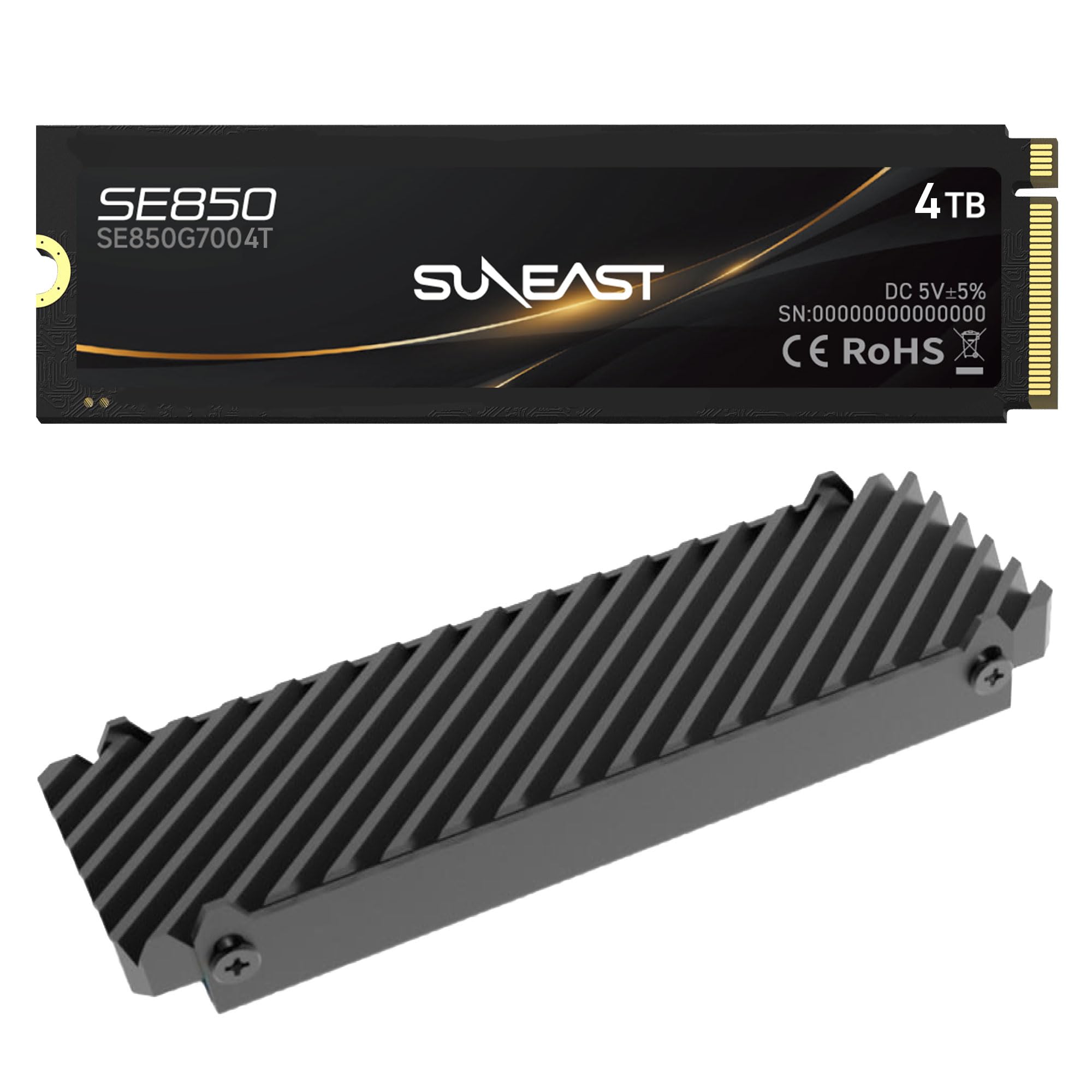 SUNEAST NVMe SSD PCIe Gen4~4 PS5mFς q[gVNt M.2 Type 2280  SSD 3D TL