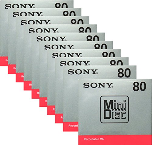SONY 録音用ミニディスク　MD 80分 10枚セット　MDW80T