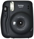 FUJIFILM インスタントカメラ チェキ instax mini 11 チャコールグレイ INS MINI 11 GRAY