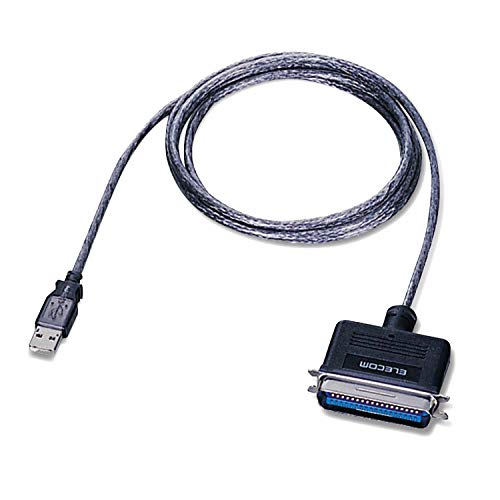 エレコム(ELECOM) ELECOM USB to パラレルプリンタケーブル 1.8m グラファイトUC-PGT