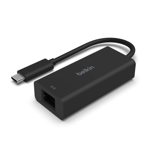 Belkin 2.5Gbps イーサネットアダプター USB-C to 有線LANポート ゲーミング iPhone 15 / iPad/iPad