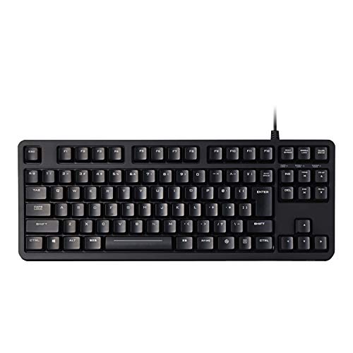 キーボード単品・ブラック TK-G01UKBK・・Style:キーボード単品・激しいキー入力にも耐える5000万回高耐久メカニカルスイッチを採用したゲーミングキーボードです。・すべてのキーが同時入力できる全キーロールオーバー対応で、多種にわたるゲームにおいて、すべての操作を取りこぼすことなく実現可能です。・ゲームプレイ時に多用する「W」「A」「S」「D」キーを含む8個のキーを取り替えることができるゲーミングキーキャップが付属しています。・ゲーミングキーキャップは表面の凹凸を通常のキーと異なる仕様にしており、操作性が向上します。・キーキャップの着脱に便利なキーキャップリリースが付属しています。説明 【 仕様 】 ■ インターフェイス:USB ■ コネクタ形状:USB-Aオス ■ 対応機種:USBポートを装備したWindows OS搭載機 ■ 対応OS:Windows 11、Windows 10、Windows 8.1、Windows 8、Windows 7、 ※各OSの最新バージョンへのアップデートや、サービスパックのインストールが必要になる場合があります。 ■ カラー:ブラック ■ キータイプ:メカニカル(茶軸/タクタイル) ■ キー配列:日本語91キー ■ キーピッチ:19.0mm ■ キーストローク:4.0mm ■ 電源方式:USBバスパワー ■ ケーブル長:約2.0m ■ 外形寸法:幅366.3mm×奥行142.6mm×高さ37.0mm(スタンド含まず)/幅366.3mm×奥行142.6mm×高さ52.5mm(スタンド時) ■ サイズ分類:コンパクト ■ 質量:約976.8g ■ 付属品:交換用キーキャップ×8、キーキャップリリース×1、ユーザーズマニュアル×1 ■ 保証期間:6カ月 【 説明 】 ■ 激しいキー入力にも耐える5000万回高耐久メカニカルスイッチを採用したゲーミングキーボードです。 ■ すべてのキーが同時入力できる全キーロールオーバー対応で、多種にわたるゲームにおいて、すべての操作を取りこぼすことなく実現可能です。 ■ ゲームプレイ時に多用する「W」「A」「S」「D」キーを含む8個のキーを取り替えることができるゲーミングキーキャップが付属しています。 ■ ゲーミングキーキャップは表面の凹凸を通常のキーと異なる仕様にしており、操作性が向上します。 ■ キーキャップの着脱に便利なキーキャップリリースが付属しています。 ■ Windowsキー/メニューキーの操作を無効にするゲーミングモードを搭載しており、ゲームプレイ中の不意のゲーム中断をなくします。 ■ チャット時にも入力がしやすい日本語配列を採用しています。 ■ 指の動きに合わせ、キー全体がラウンドした形状を採用し、快適なタイピングが可能です。 ■ 入力しやすい4.0mmの深めのキーストロークを採用しています。 【商品に関するお問い合わせ】 エレコム総合インフォメーションセンター TEL. 0570-084-465 FAX. 0570-050-012 受付時間 / 10:00~19:00 年中無休