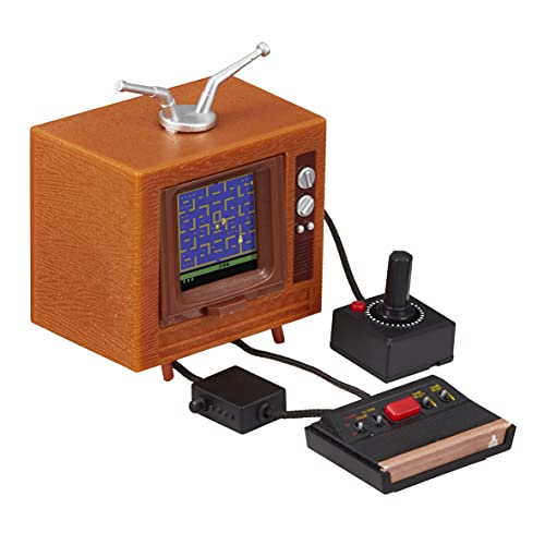 ・ 341・Tiny Arcade Atari 2600が登場!・最小のフル機能のデスクトップコンソールゲーム。・オリジナルのAtariゲーム9個とファンがお気に入りのパックマンボーナスが含まれています。・家族や友人に挑戦しましょう。 Tiny Arcadeチャンピオンは誰でしょうか・最適なゲームプレイのための調整可能な画面付きの高解像度クラシックコンソールテレビ、アイコニックな2600ジョイスティック、クラシックな2600コンソールが含まれています。説明 商品の説明 1978年の必須ビデオゲームコンソールが復活し、今回は手のひらにフィットします。 Atari 2600は、ミサイルコマンド、小惑星、ムカデなどのアーケードゲームを初めて家庭に持ち込みましたが、このサイズは決してありません。 60年代/70年代にインスパイアされたフルカラー1.5インチテレビモニター、フル機能2600ジョイスティック、事前にプログラムされたクラシック2600コンソールが特徴。このAtari 2600は究極のスローバックです。 プログラム済みのゲーム10個 ? フルプレイアタリゲーム9個とパックマン。 Atari 2600ファンへのギフトに最適です。 推奨年齢:8歳以上。 ゲームに含まれるもの:ブレイクアウトテンペスト ムカデコンバットポン・ウォーローズ ミサイルコマンドMillipede AsteroidsとPacMan! 安全警告 窒息の危険性 小さな部品