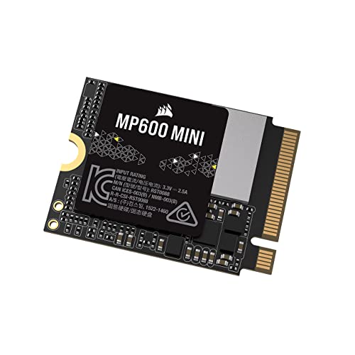 CORSAIR MP600 MINI シリーズ TLC NAND採用 1TB PCIe Gen4 x4 NVMe M.2 2230 Steam