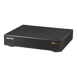 バッファロー BUFFALO 10GbE/2.5GbE対応 金属筐体 AC電源 6ポート ブラック スイッチングハブ LXW-10G2/2G4