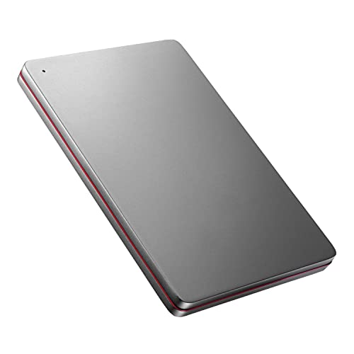 アイ・オー・データ ポータブルハードディスク 2TB USB 3.2 Gen 1(USB 3.0)対応 Black×Red 日本製 HDPX-U