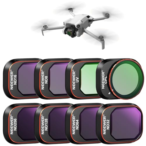 NEEWER ND & CPLtB^[Zbg Rp`u DJI Mini 4 Pro 8 UV/CPL/ND8/ND16/ND32/ND