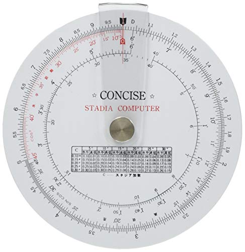 コンサイス(Concise) 定規 円形計算尺 スタジア 100850