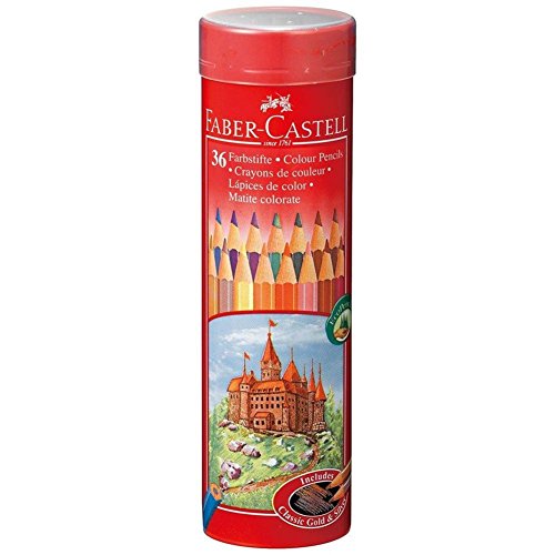 ファーバーカステル 油性色鉛筆 丸缶 36色セット TFC-CPK/36C