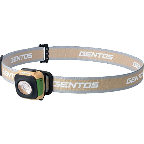 GENTOS(ジェントス) LED ヘッドライト USB充電式(充電池内蔵) 260ルーメン 防水 軽量50g CP-260RAB オータムブラ