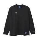 [チャンピオン] Tシャツ 長袖 丸首 速乾 ストレッチ 抗菌防臭 保湿 ワンポイントロゴ ロングスリーブTシャツ バレーボール C3-YV41