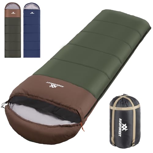 寝袋 AVOFOREST 1.2kg/1.8kg シュラフ 4in1多機能 【足元の防風設計・静音タイプ】封筒型 防水 収納バッグ付き 丸洗い可
