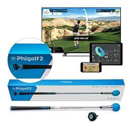 Phigolf2(ファイゴルフ2)【2023 日本公式】 ゴルフ練習器具 スイング練習器 家庭用ゴルフシュミレーター ヘッドスピード/飛距離測定