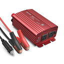 BESTEK インバーター シガーソケット コンセント 500W DC12VをAC100Vに変換 USB2ポート搭載 12V車専用 カーインバー