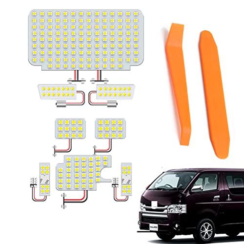 ハイエース HIACE 200系適用/対応 LED ルームランプ専用設計 6000K ホワイト 爆光トヨタ ハイエース200系 4型/5型/6型